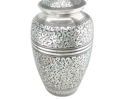 Silver Oak Brass Cremation Urn